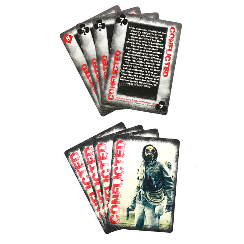 Deck of 54 Poker Cards Custom Adult Question Card Game Printing 8