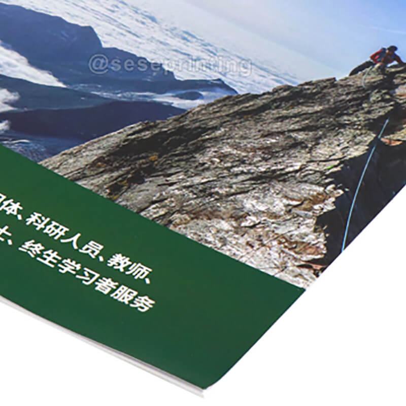 Professional Magazine Booklet Printing Saddle Stitching Brochure 8