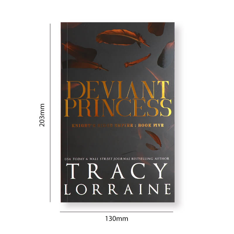 Perfect Bound Novels Printing Sprayed Edges and Spot UV Coating 6