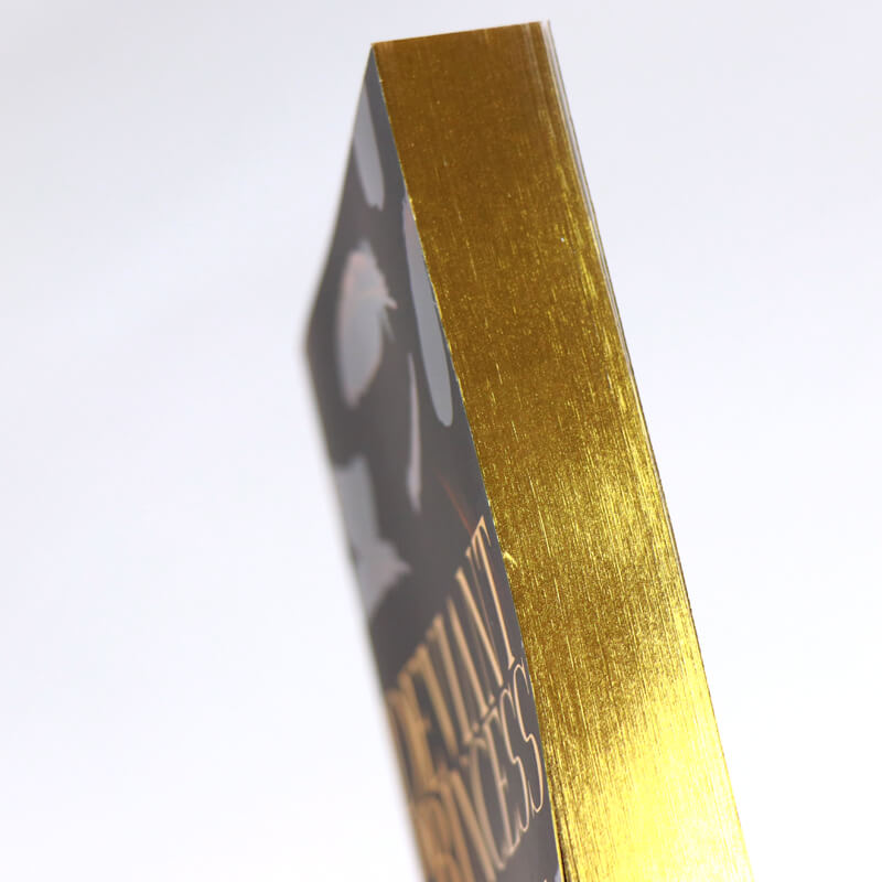 Perfect Bound Novels Printing Sprayed Edges and Spot UV Coating 10