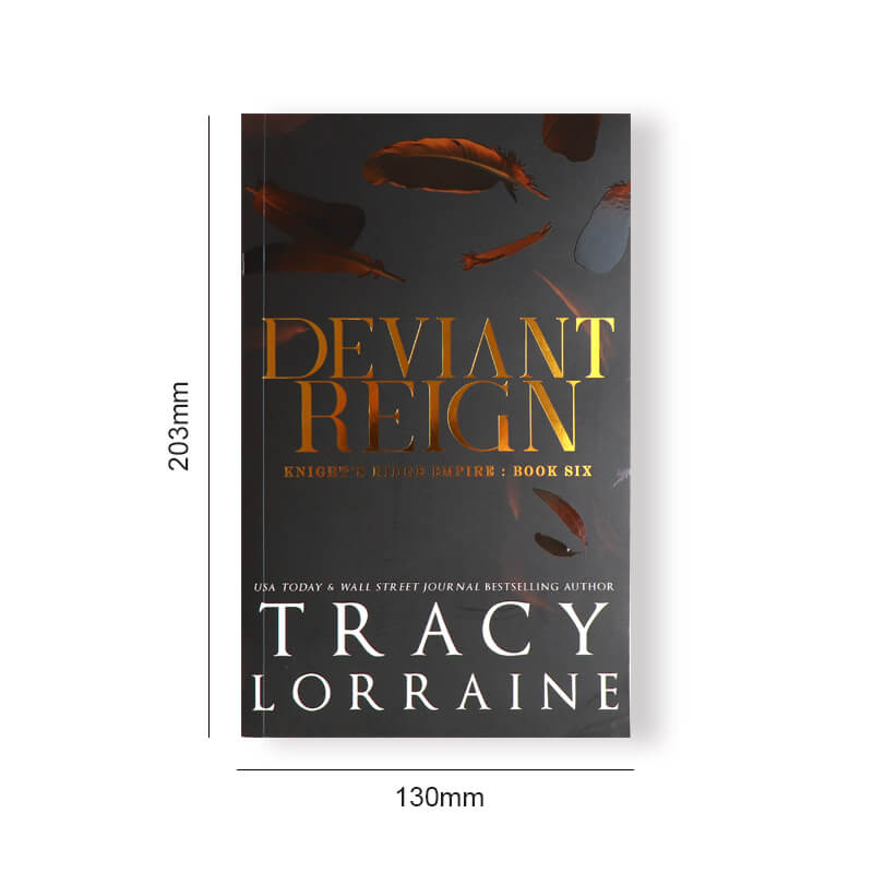 Printed Sprayed Edges Paperback Book for Authors and Publishers 6