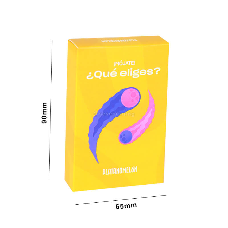 Creating Your Own Question Cards Custom Printing Card Game and Box 6