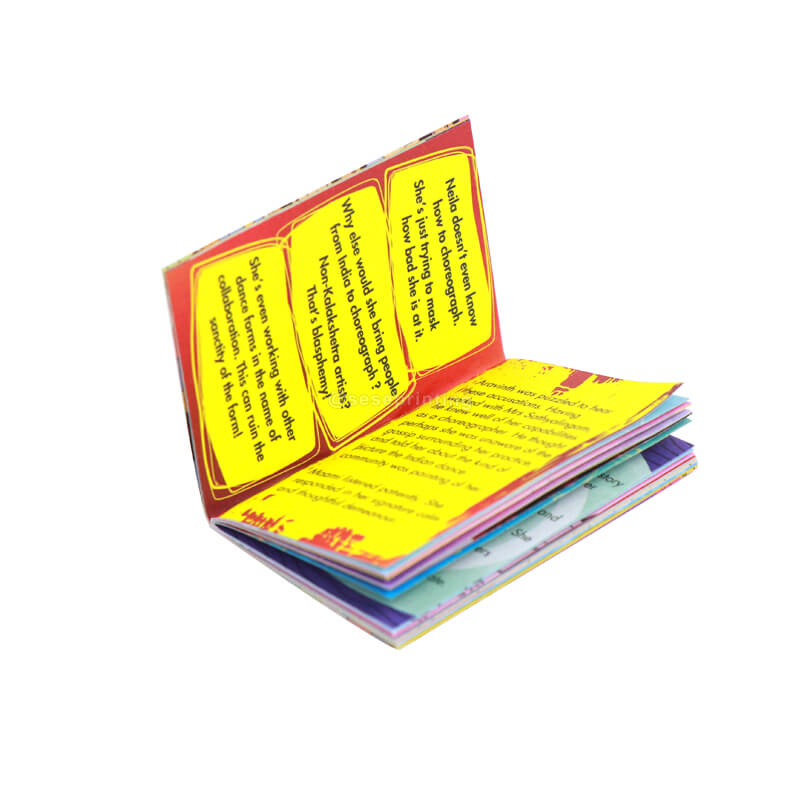 Full Color Saddle Stitching Small Books Mini Pocket Book Printing 7