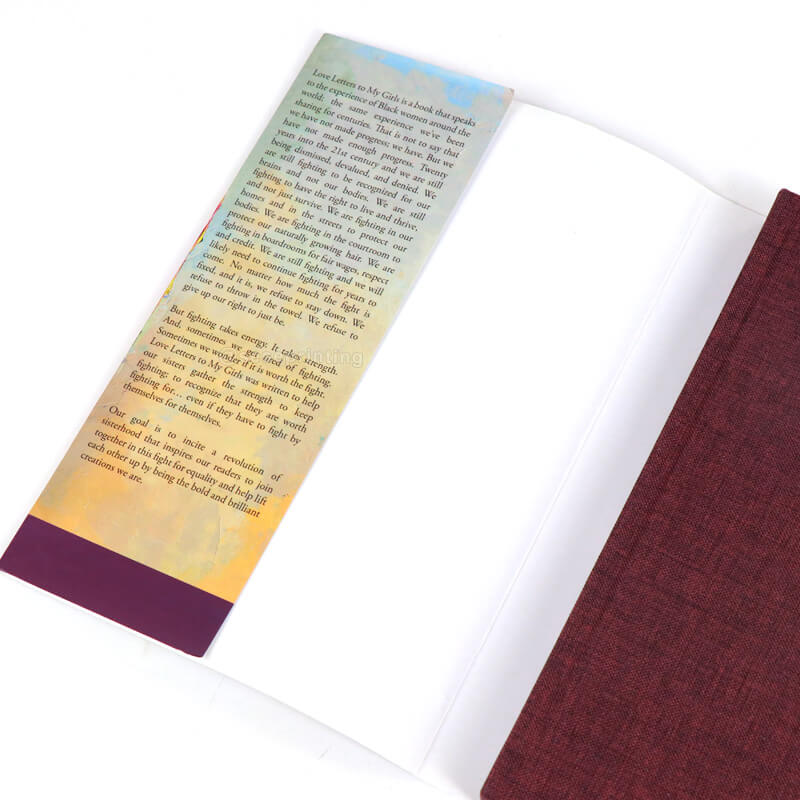 Cloth Fabric Linen Cover Hardcover Book Printing with Dust Jacket 8