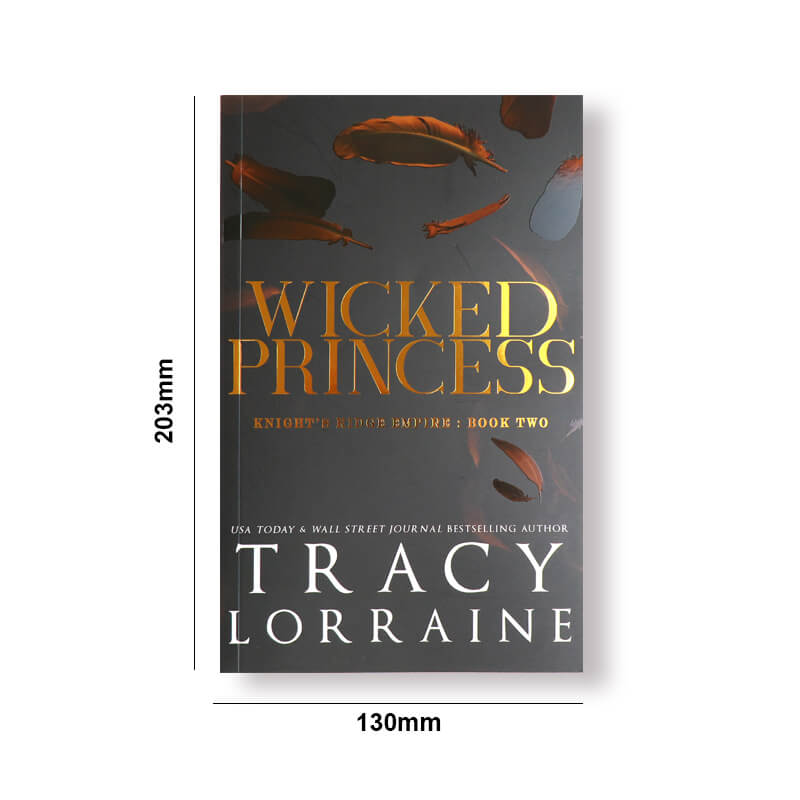 Foil Stamping Paperback Novel Printing Foiled Edges and UV Coating 6