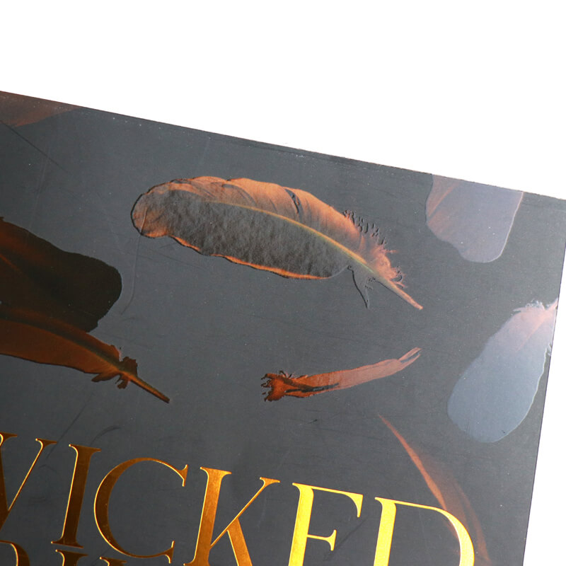 Foil Stamping Paperback Novel Printing Foiled Edges and UV Coating 9