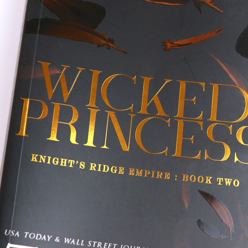 Foil Stamping Paperback Novel Printing Foiled Edges and UV Coating 8