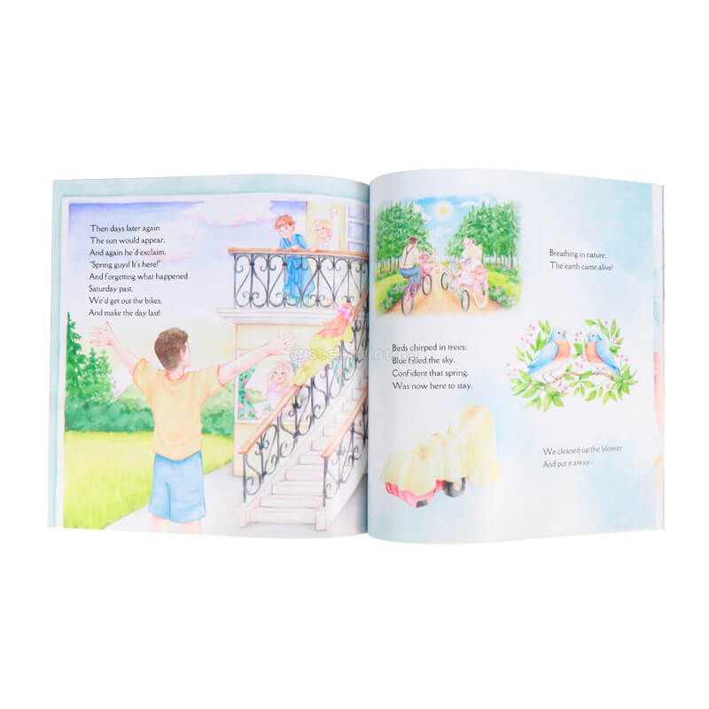 Children's Books Printing Service Custom Paperback Kids Story Book 7