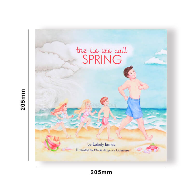Children's Books Printing Service Custom Paperback Kids Story Book 6