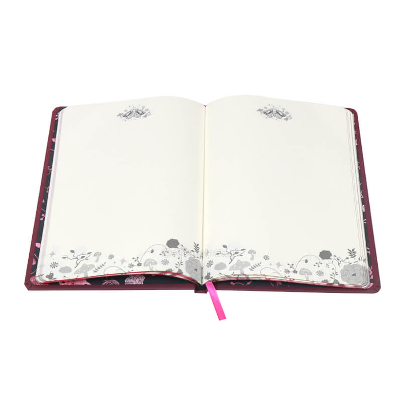 Hardcover Journal Printed Composition Notebook with Sprayed Edges 8
