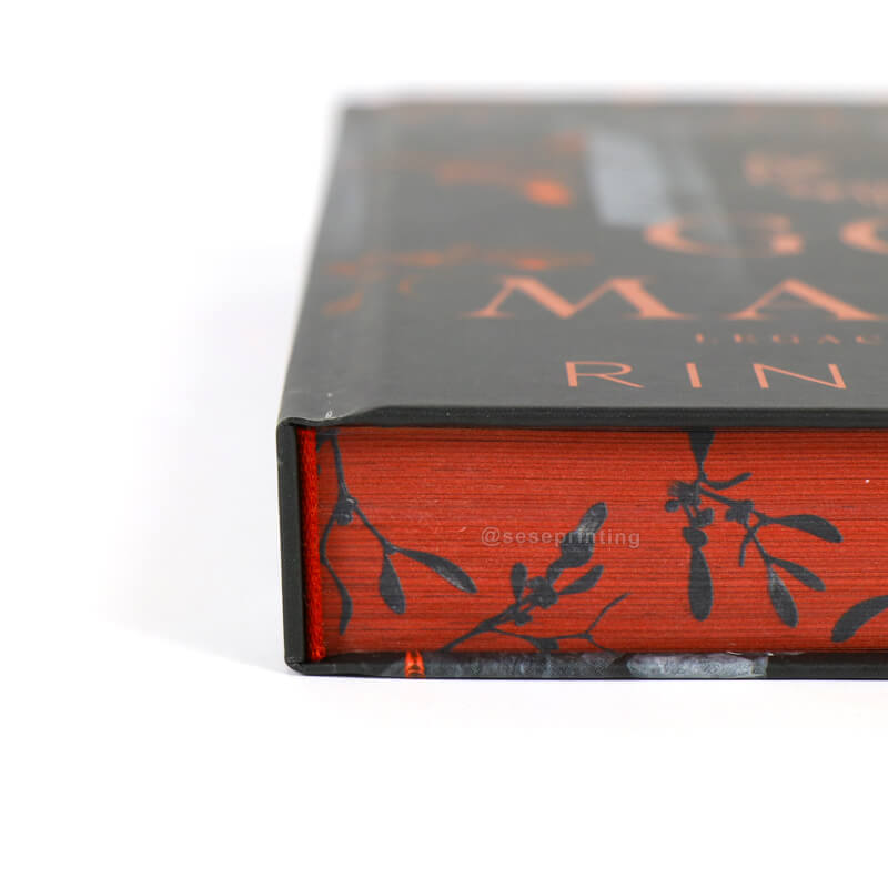 Hardcover-Fantasybuch, Dark Romance, Druck mit Farbschnitt 11