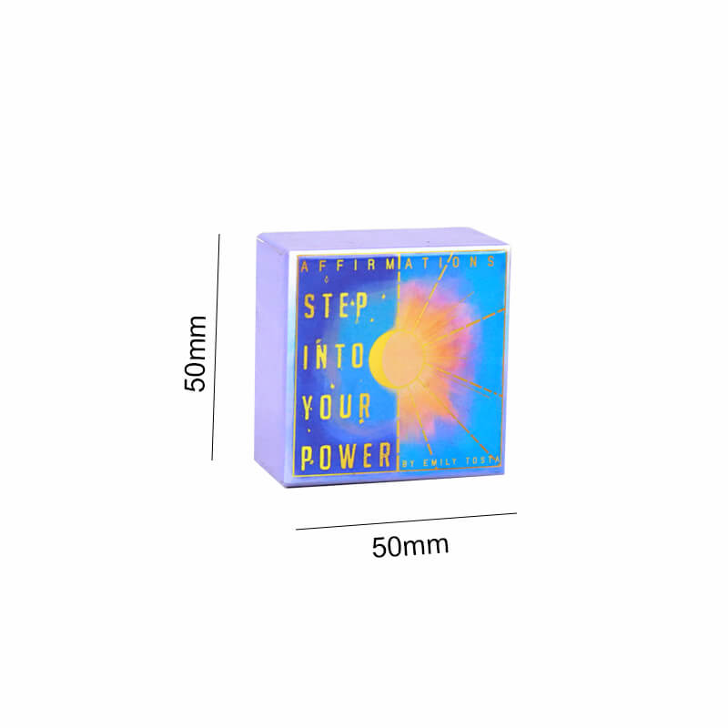 Custom Mini Card Game Printing Affirmation Cards Deck with Box 6