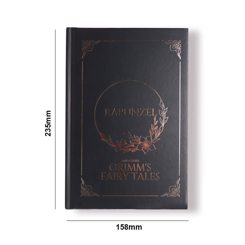 Custom Book Printing Services Foil Stamping Hardcover Fiction Book 6