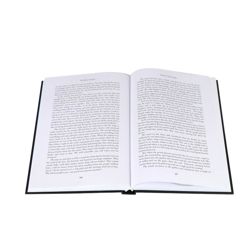 Custom Book Printing Services Foil Stamping Hardcover Fiction Book 7