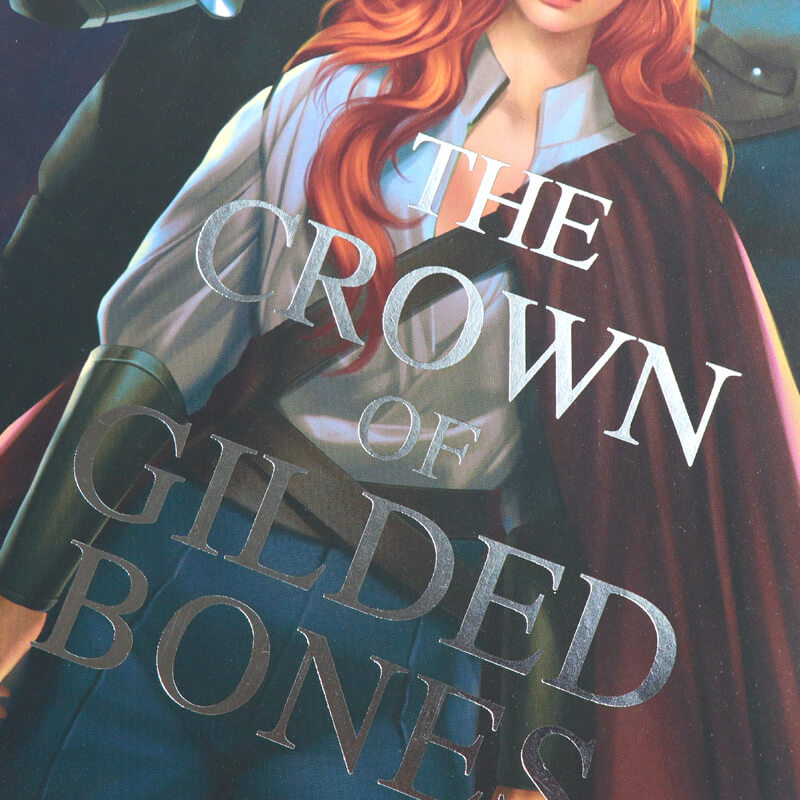 Full Color Soft-Touch Matte Dust Jackets Printing Foil Stamping 7