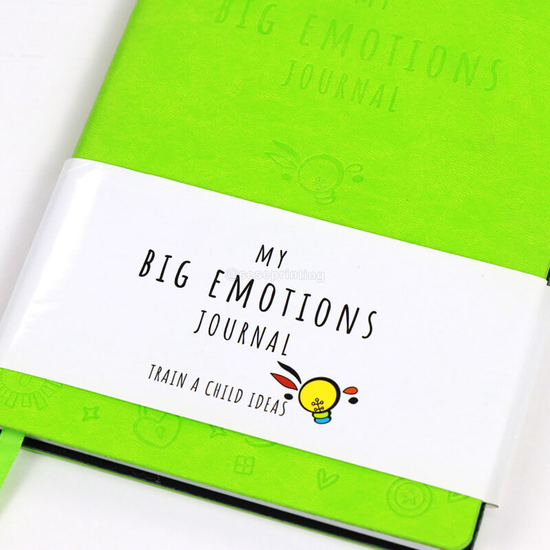 Custom Daily Emotions Journal Leather Journal Diary Printing 8