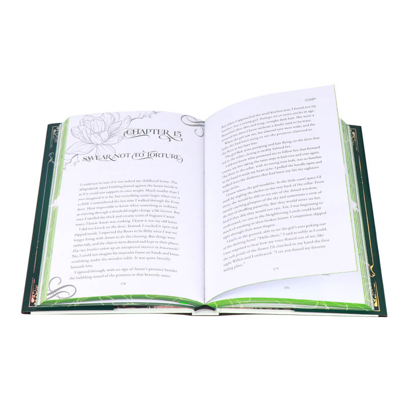 Special Edition Book with Sprayed Edge and Laser Foil Dust Jacket 8