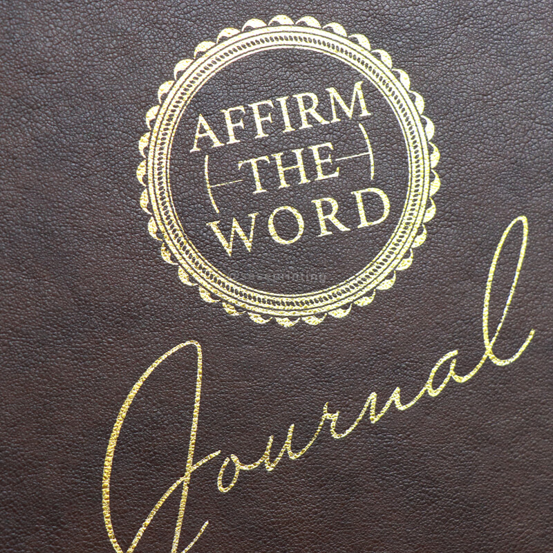 Personalized Leather Notebook Printing Affirmation Journal 8