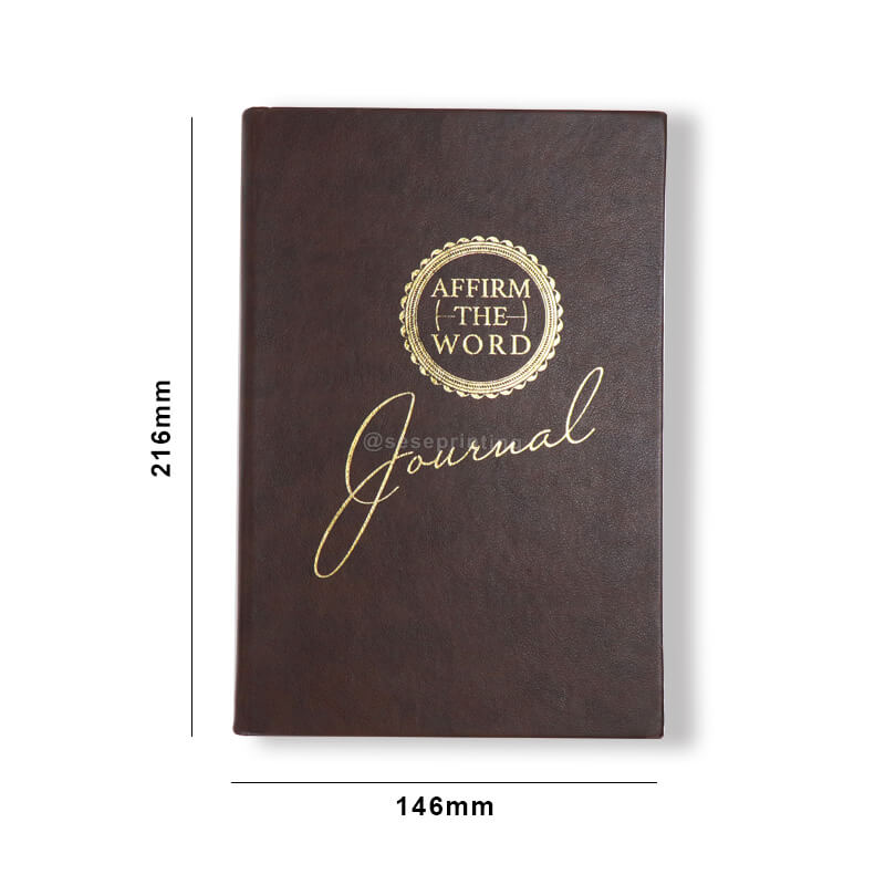 Personalized Leather Notebook Printing Affirmation Journal 6
