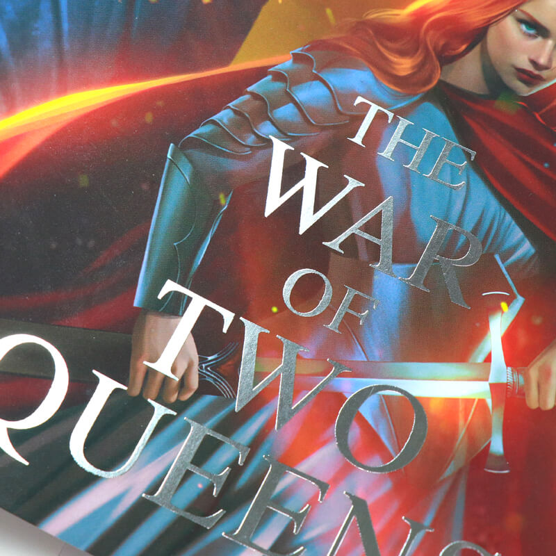 Printing Book Dust Jacket with Silver Foil Stamping on Cover 8