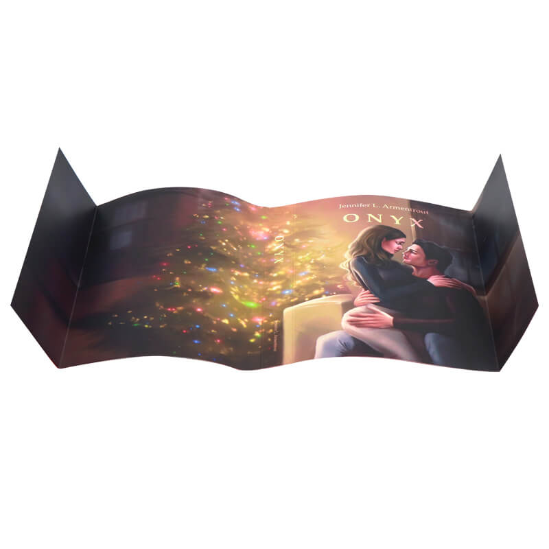 Double Sided Printing Silver Foil Dust Jacket for Hardcover Book 7
