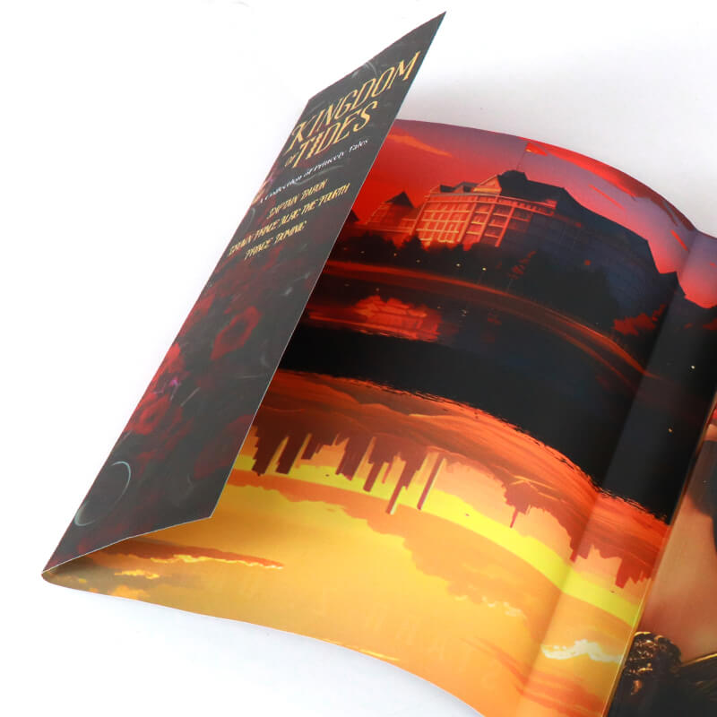 Hardcover Book with Sprayed Edges and Colour Illustration Pages 9