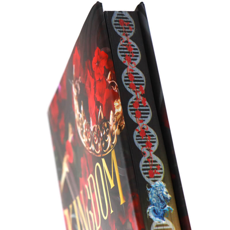 Hardcover Book with Sprayed Edges and Colour Illustration Pages 11