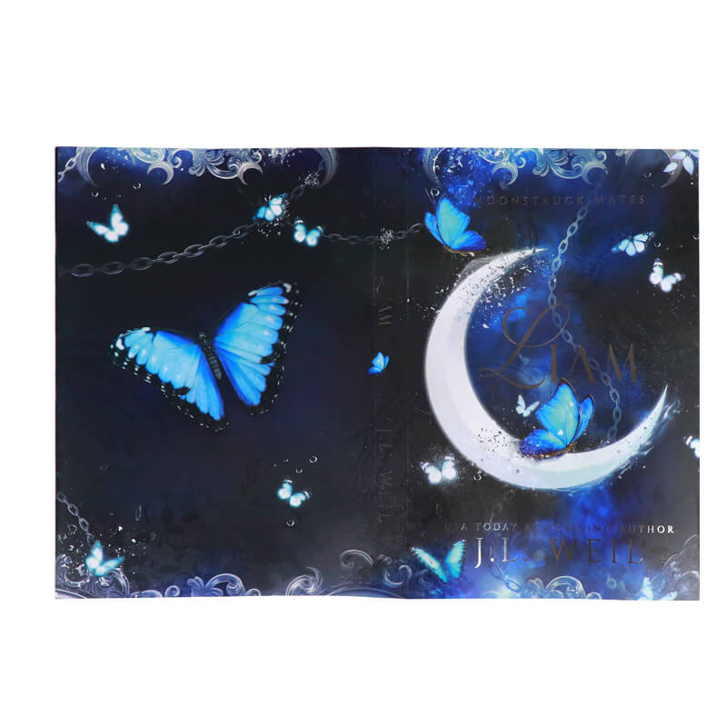 Printing Glossy Art Paper Dust Jacket with Silver Foil on Cover 6