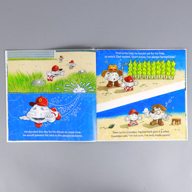 Hardcover Illustrated Story Books Custom Children's Book Printing 7