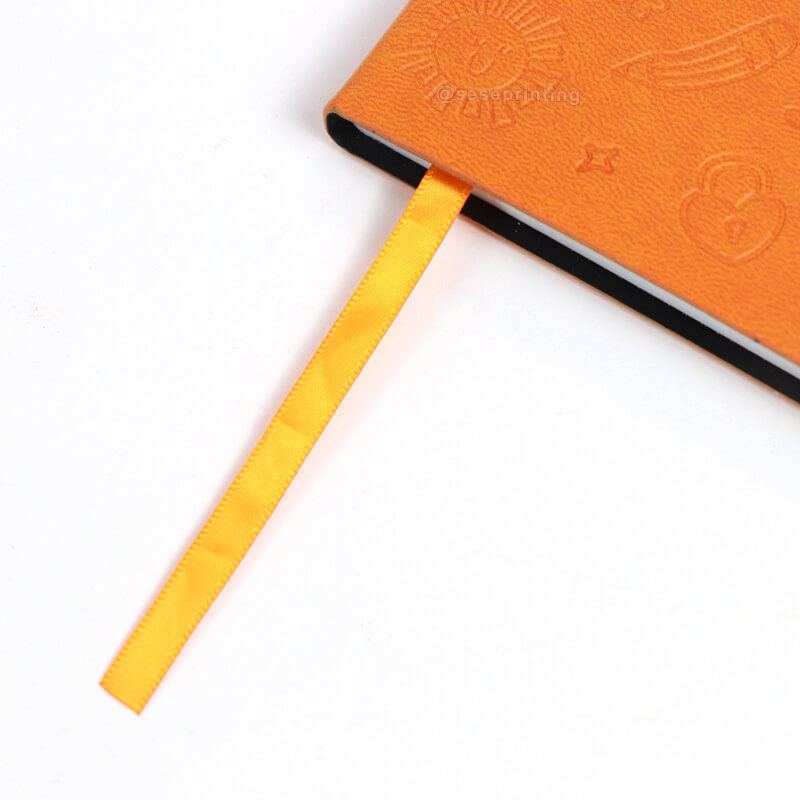 Leather Debossed Cover Daily Wellness Journal Notebook Printing 10