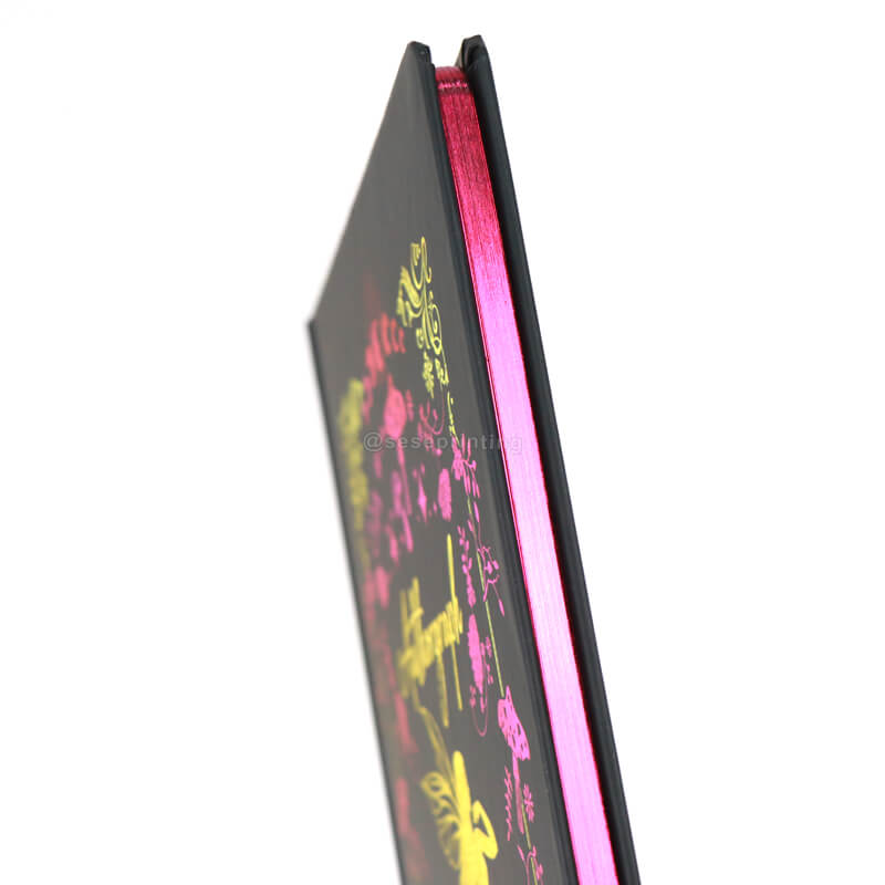 Personalized Hardcover Journal Notebook Printed with Sprayed Edges 8