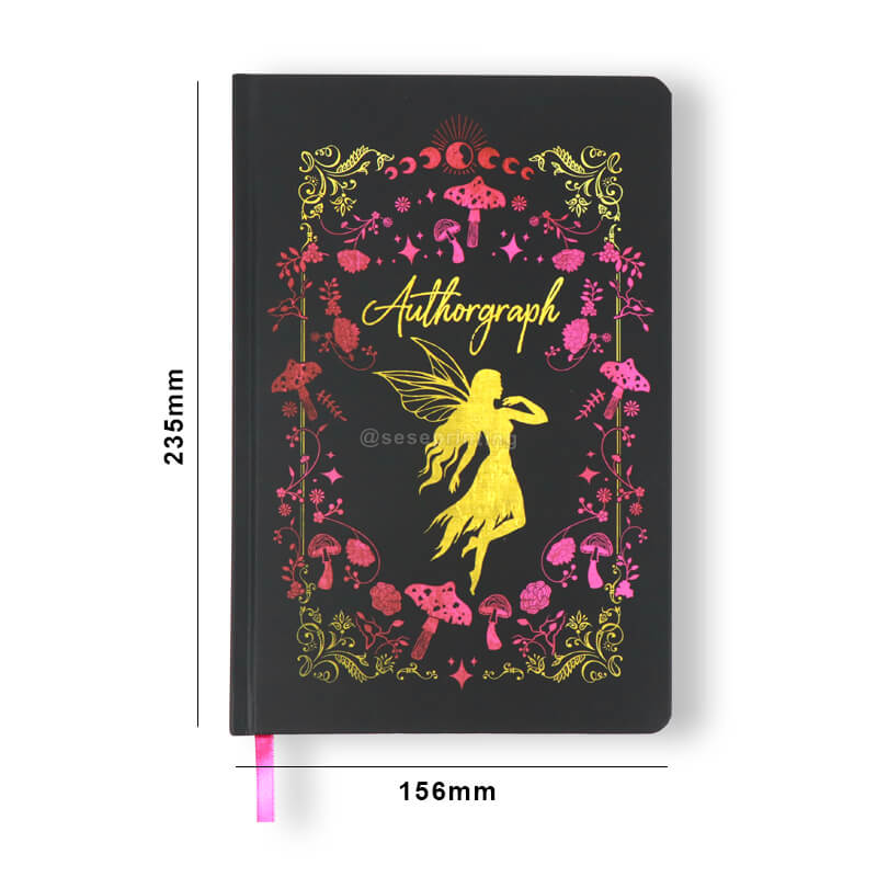 Personalized Hardcover Journal Notebook Printed with Sprayed Edges 6