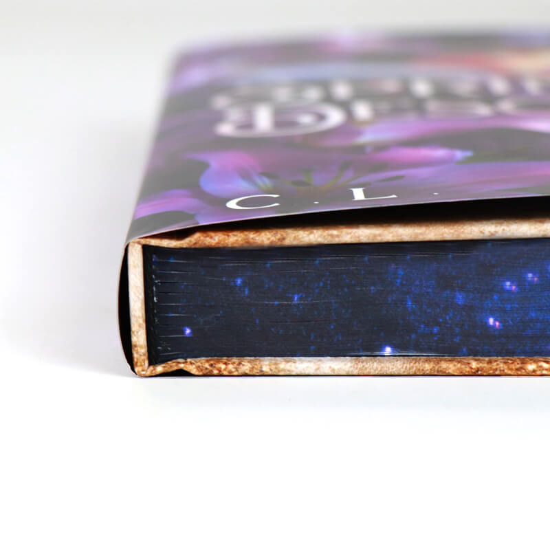 Foil Hardback Book with Sprayed Edges and Color Interior Pages 12