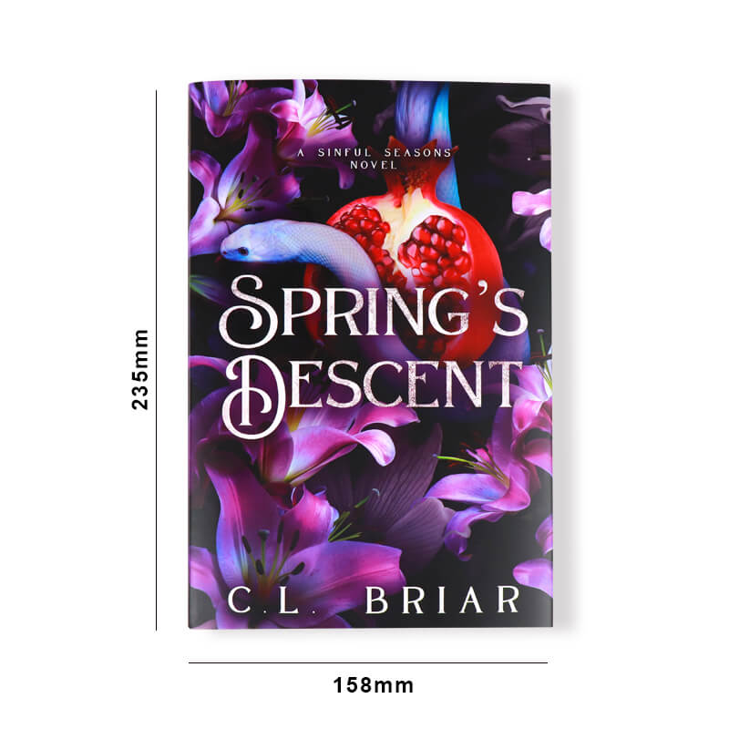 Foil Hardback Book with Sprayed Edges and Color Interior Pages 6