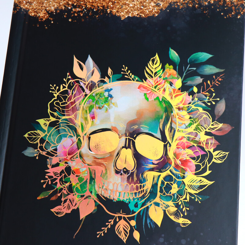 Foil Hardback Book with Sprayed Edges and Color Interior Pages 10