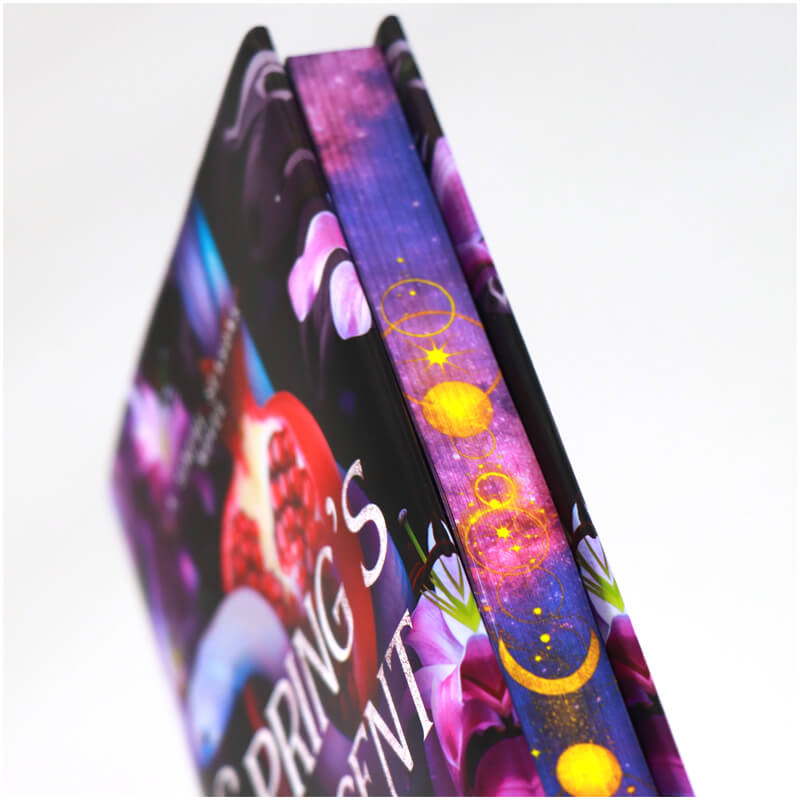 Foil Hardback Book with Sprayed Edges and Color Interior Pages 11