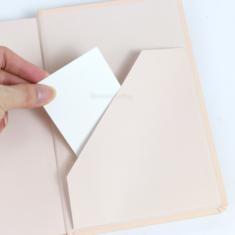 Custom Foil Stamping Hardcover Journal Printed with Sprayed Edges 10