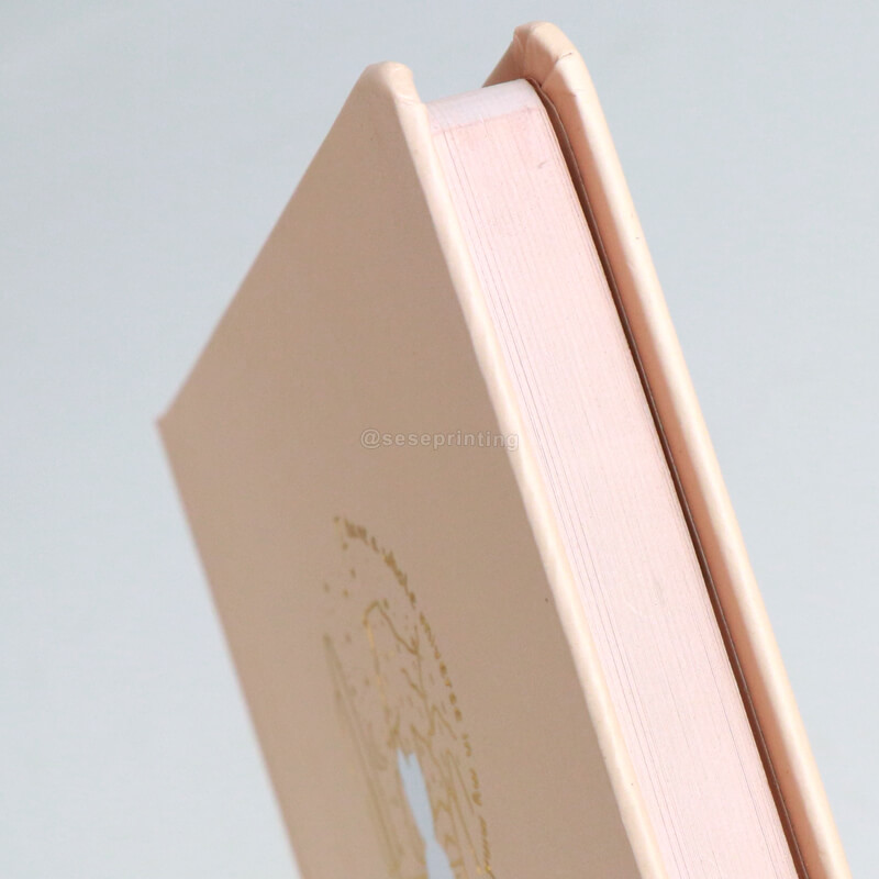 Custom Foil Stamping Hardcover Journal Printed with Sprayed Edges 9