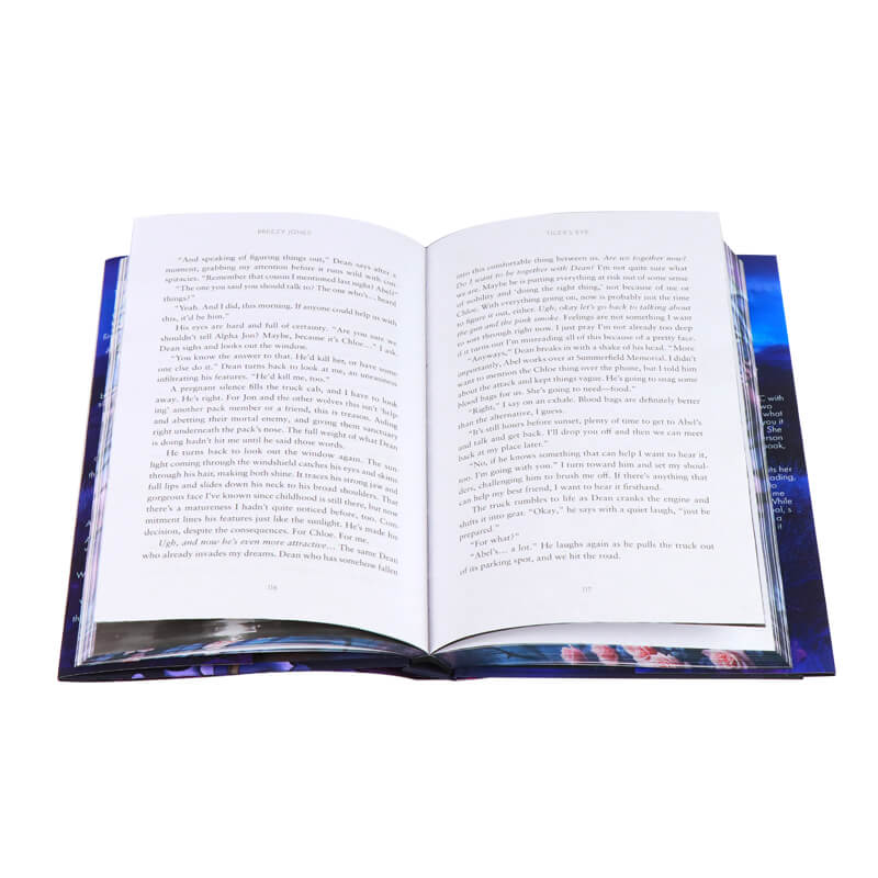 Foil Printed Hardcover Book with Sprayed Edges and Dust Jackets 8