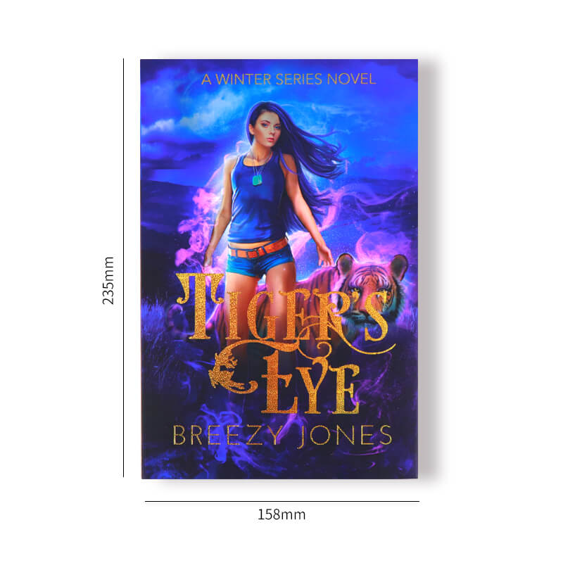 Foil Printed Hardcover Book with Sprayed Edges and Dust Jackets 6