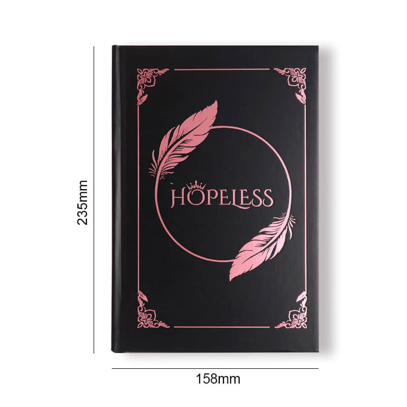 Custom Fiction Novel Foil Stamped Hardcover Book Printing Services 6