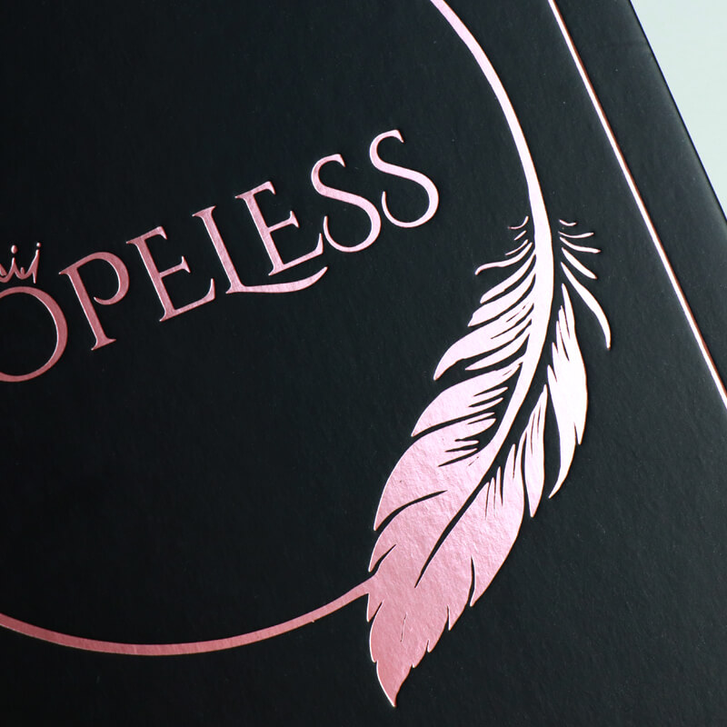 Custom Fiction Novel Foil Stamped Hardcover Book Printing Services 8