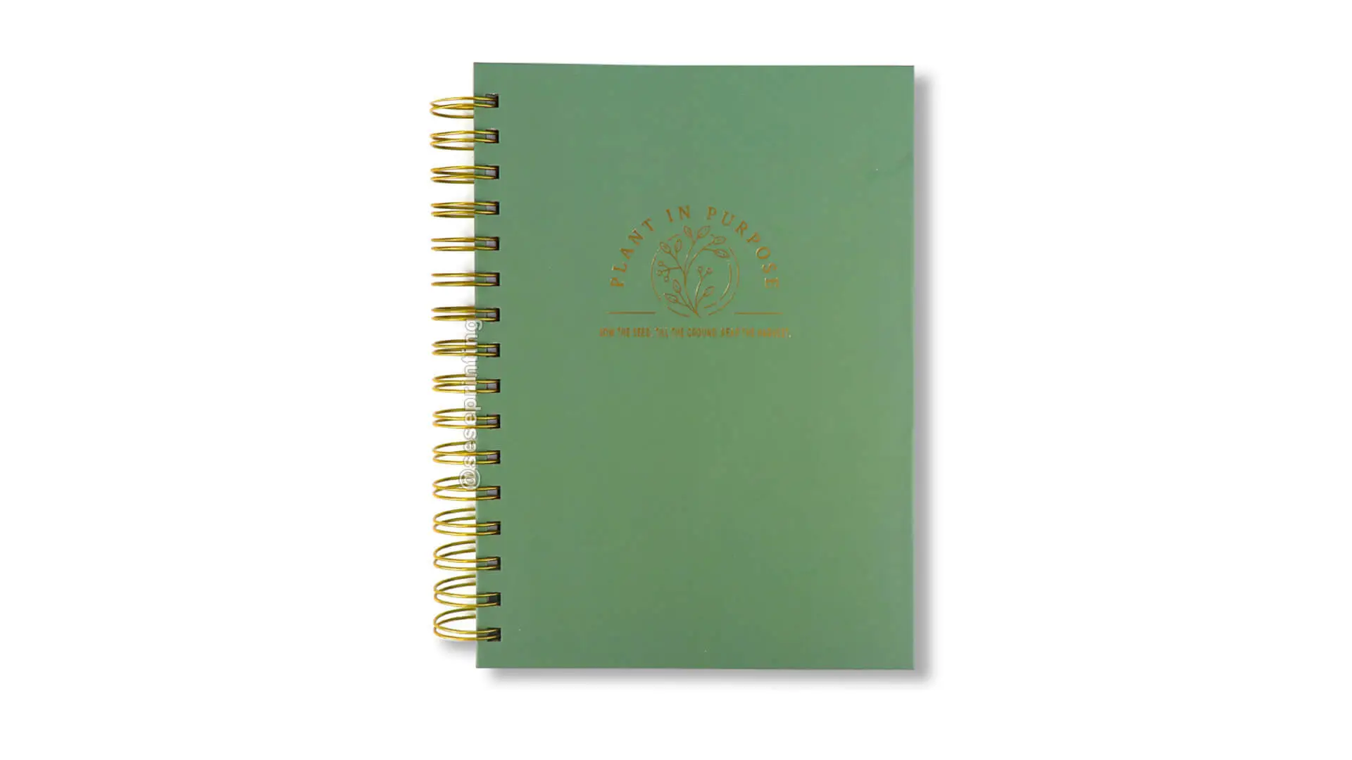 Hardcover Spiral Bound Notebook Custom Printing Daily Planner 1