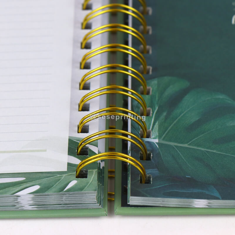Hardcover Spiral Bound Notebook Custom Printing Daily Planner 9