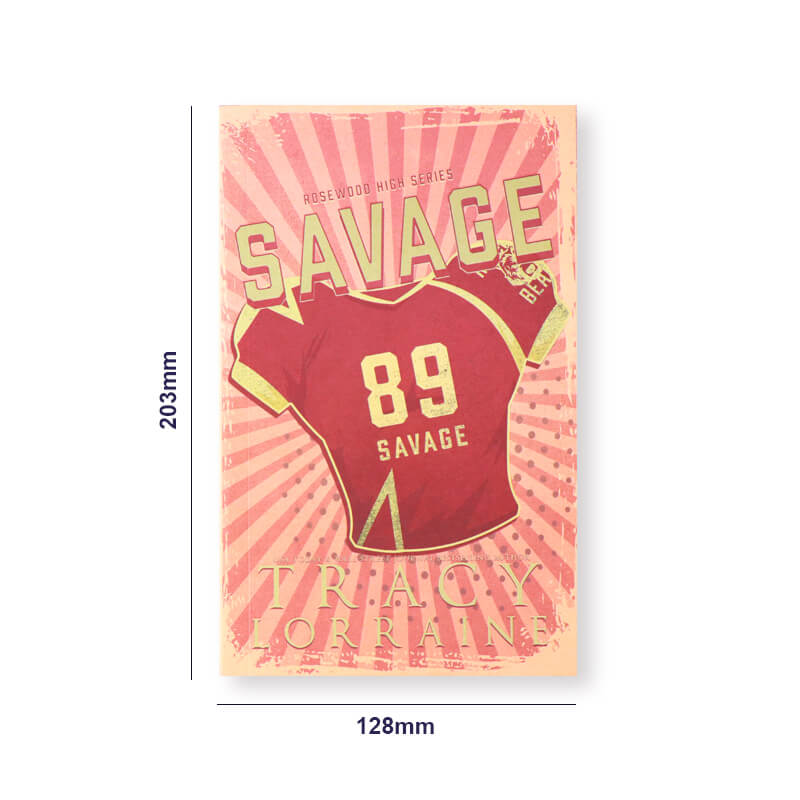 Taschenbuchromane mit UV-Lackierung auf dem Einband und lackierten Kanten 6