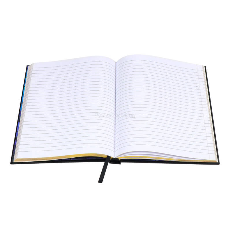 Cut-Die Leather Cover Notebook Diary Printing Foil Edge Journal 7