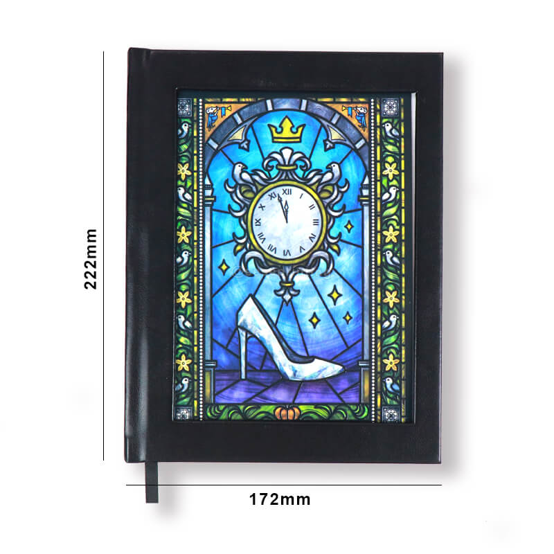 Cut-Die Leather Cover Notebook Diary Printing Foil Edge Journal 6