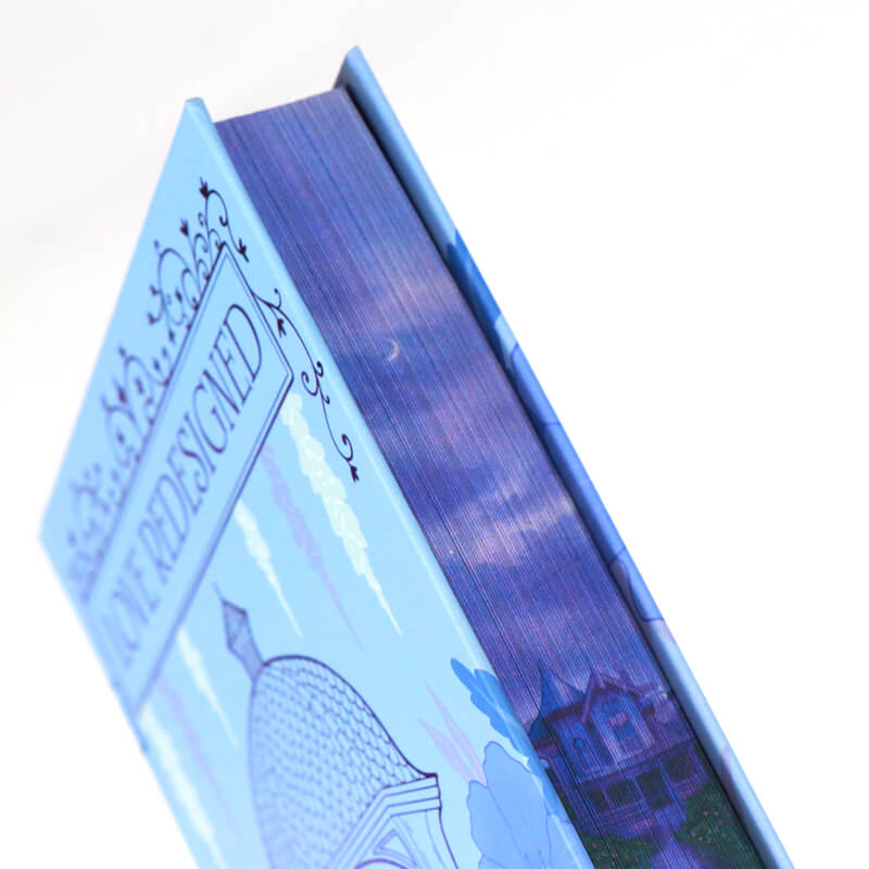 6x9 Special Hardcover Novel Printing Foiling and Sprayed Edges 10