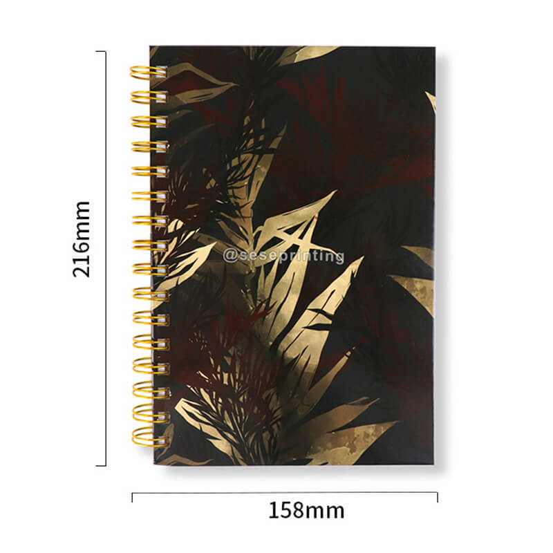 Hardcover Wire Bound Journal Personalized Spiral Notebook Printing 6