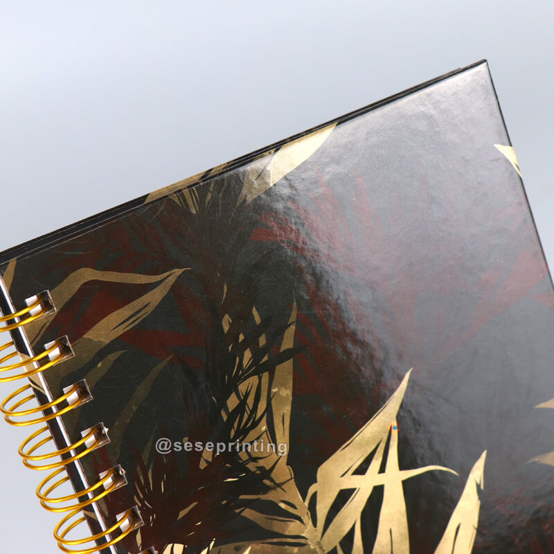 Hardcover Wire Bound Journal Personalized Spiral Notebook Printing 8